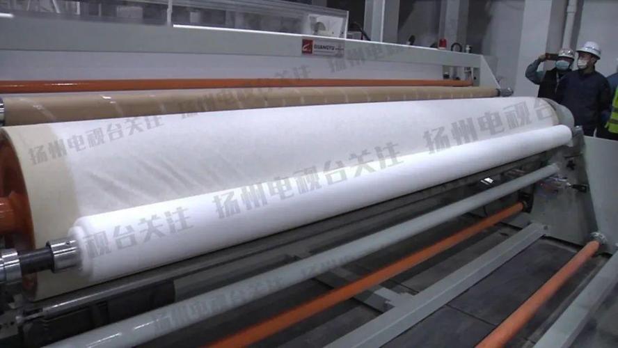 67中国速度仪征化纤熔喷布生产线35天成功投产